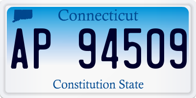CT license plate AP94509