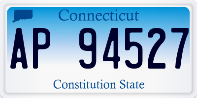 CT license plate AP94527