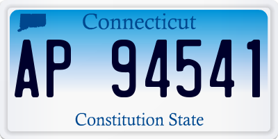 CT license plate AP94541