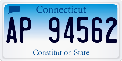 CT license plate AP94562