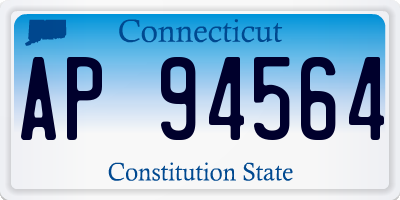CT license plate AP94564