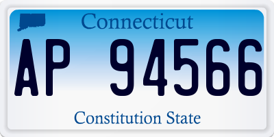 CT license plate AP94566