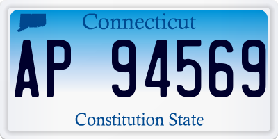 CT license plate AP94569
