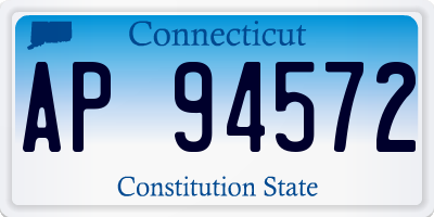CT license plate AP94572