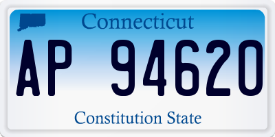 CT license plate AP94620