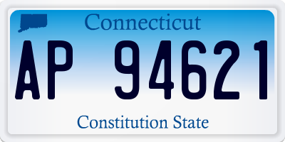 CT license plate AP94621