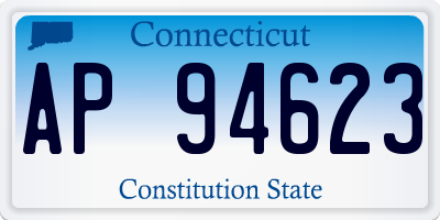 CT license plate AP94623