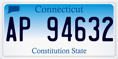 CT license plate AP94632