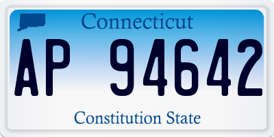 CT license plate AP94642