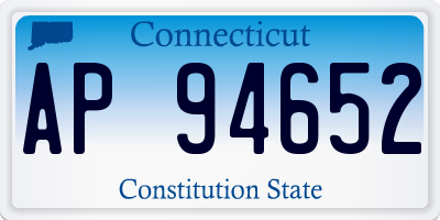 CT license plate AP94652