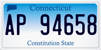CT license plate AP94658