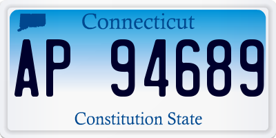 CT license plate AP94689