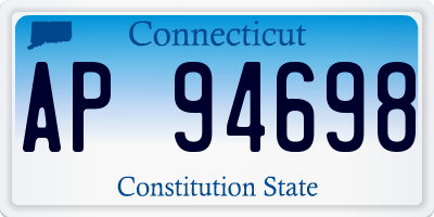 CT license plate AP94698