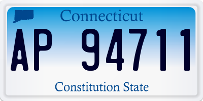CT license plate AP94711