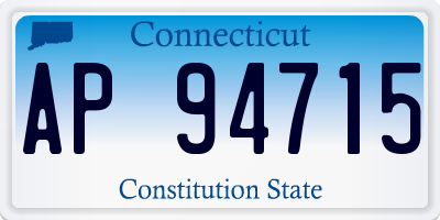 CT license plate AP94715