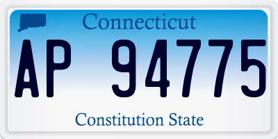 CT license plate AP94775