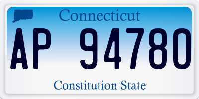 CT license plate AP94780