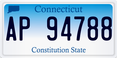 CT license plate AP94788