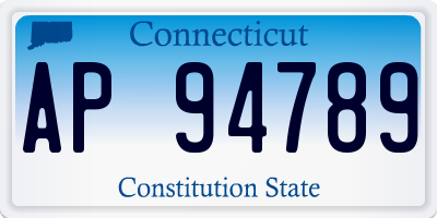 CT license plate AP94789