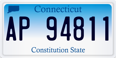 CT license plate AP94811