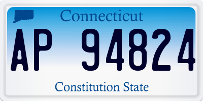 CT license plate AP94824