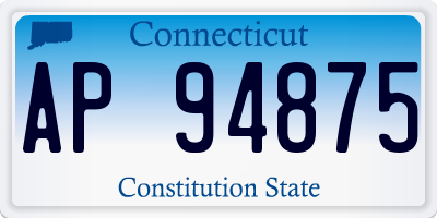 CT license plate AP94875