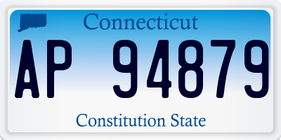 CT license plate AP94879