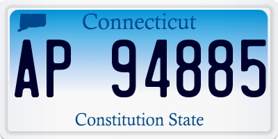 CT license plate AP94885