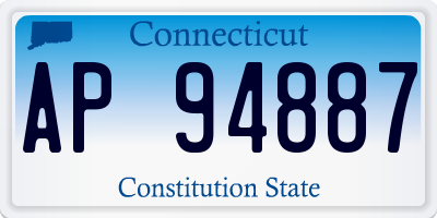 CT license plate AP94887