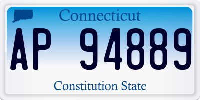 CT license plate AP94889