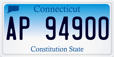 CT license plate AP94900