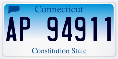 CT license plate AP94911