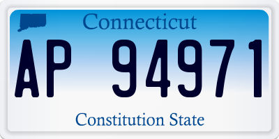 CT license plate AP94971