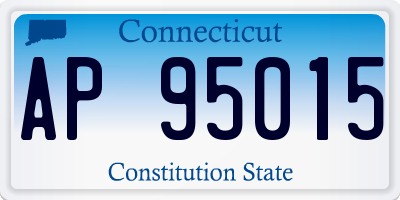 CT license plate AP95015