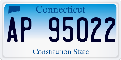 CT license plate AP95022