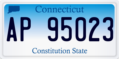 CT license plate AP95023