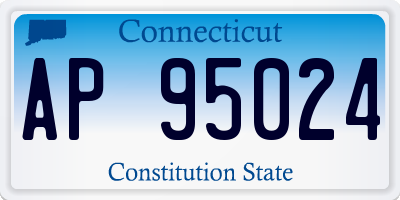 CT license plate AP95024