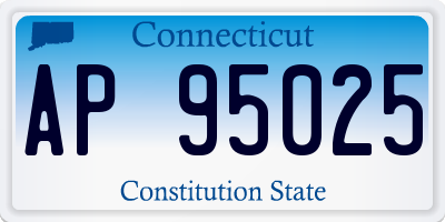 CT license plate AP95025