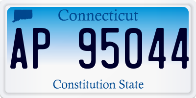 CT license plate AP95044