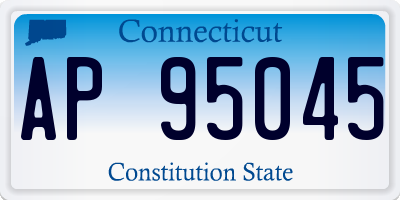 CT license plate AP95045