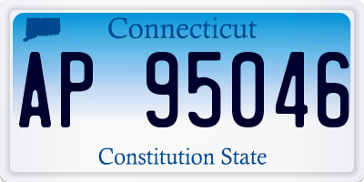 CT license plate AP95046