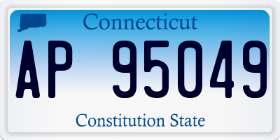 CT license plate AP95049