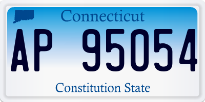 CT license plate AP95054