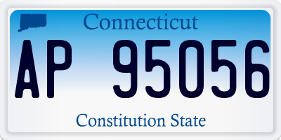 CT license plate AP95056