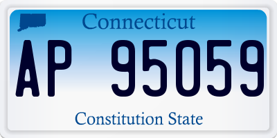 CT license plate AP95059