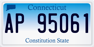 CT license plate AP95061