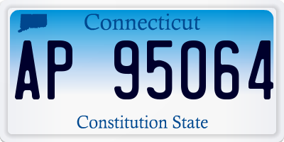 CT license plate AP95064