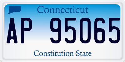 CT license plate AP95065