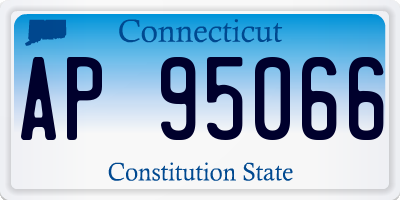 CT license plate AP95066