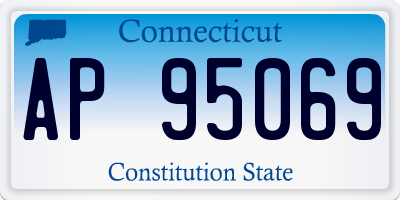 CT license plate AP95069